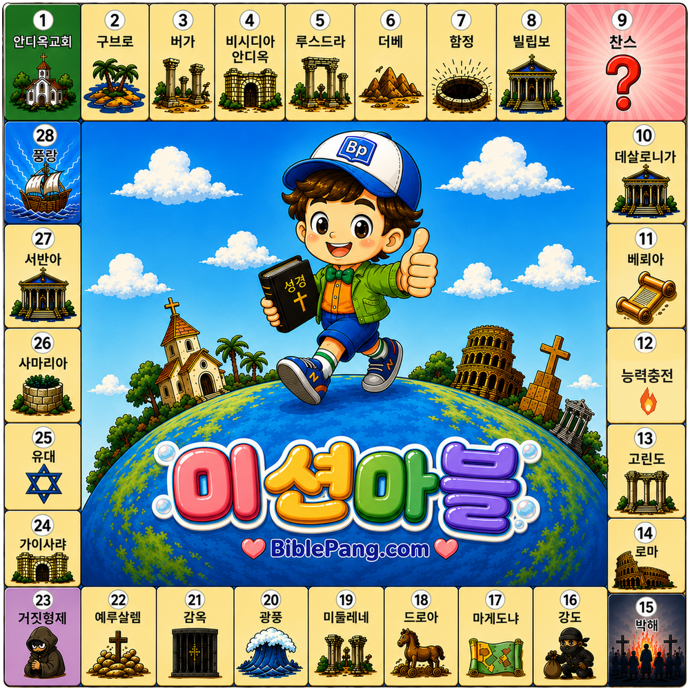 미션마블 선교여정 게임판